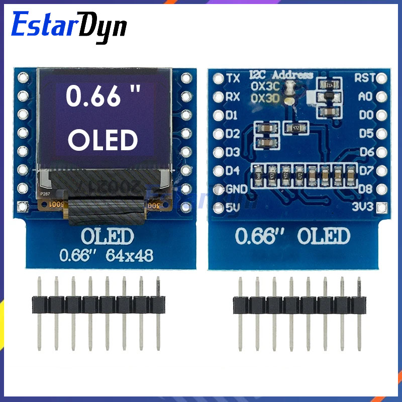 0.66 inch OLED LED LCD Dispaly - Wemos D1 Mini 评论和价格