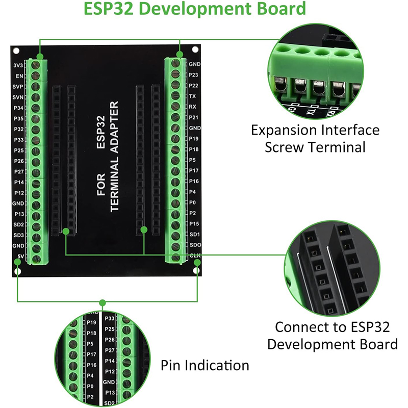 3pcs 38PIN ESP32 Breakout Boar - Nodemcu 32S 评论和价格