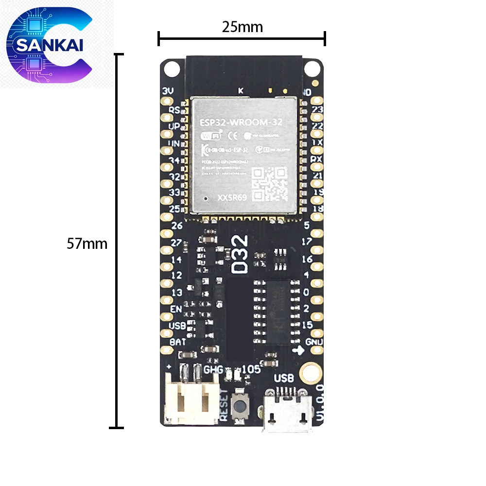 Wemos LOLIN D32 V1.0.0 ESP32 B - Lolin D32 评论和价格
