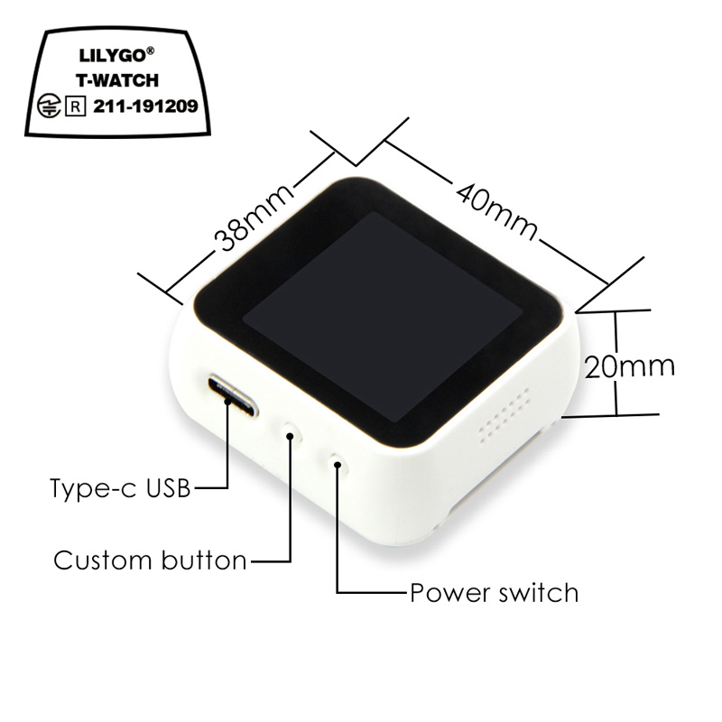 LILYGO® TTGO T-Watch Programma - Ttgo T Watch 评论和价格